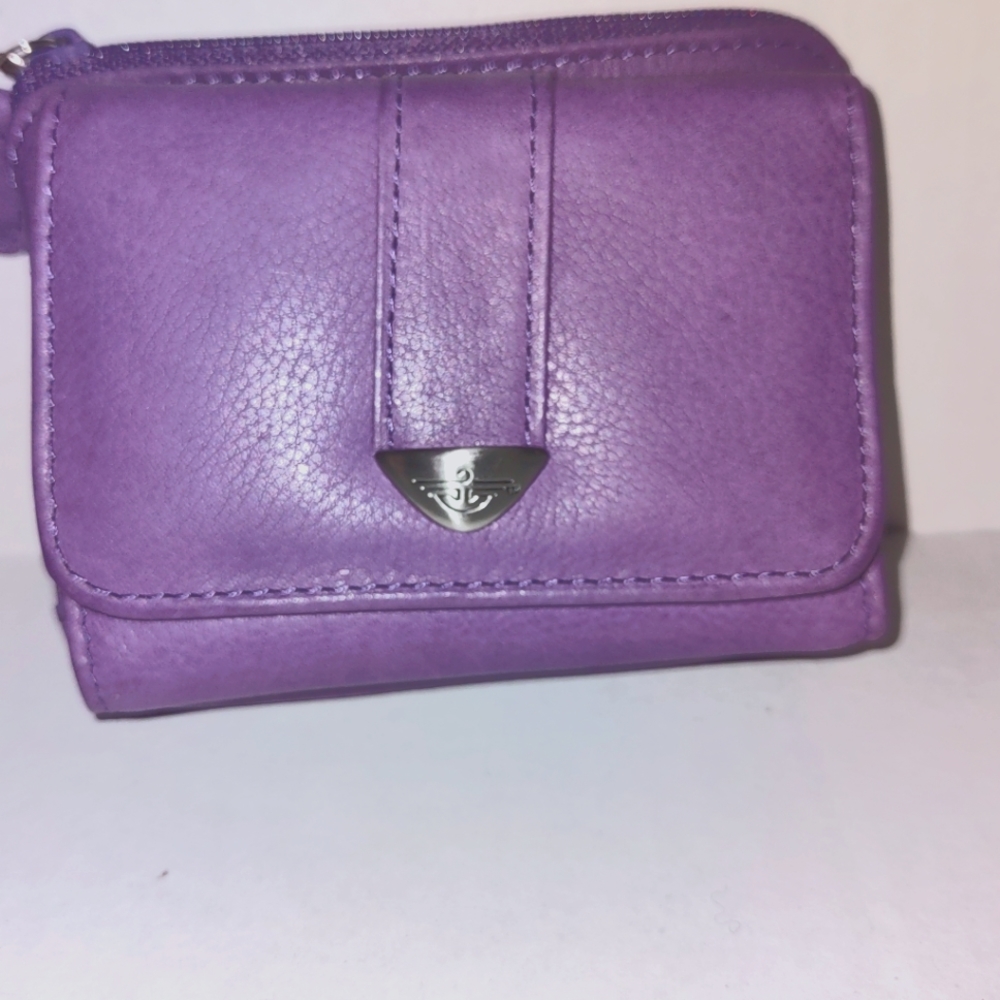 Vintage Dockers Women's Fold out Wallet  Zipper for Change NWT